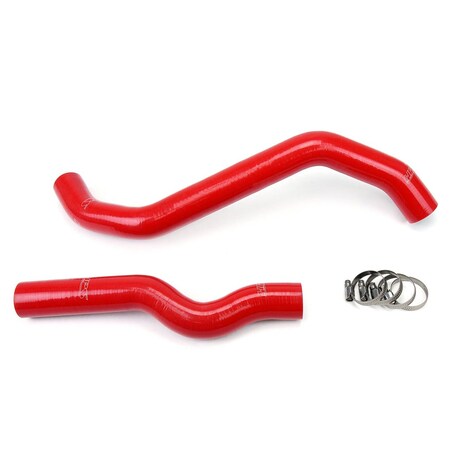 Hps Performance High Temp Reinforced Silicone Radiator Coolant Hose Kit, Red, 57-1792R-RED