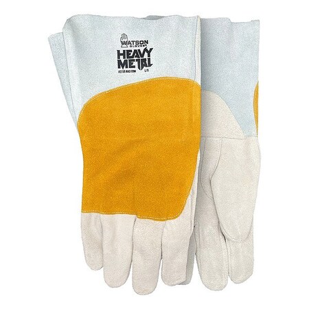 Watson Gloves 2735 Welding Gloves, Gauntlet Cuff, Straight Thumb, Standard S, 1 PR 2735-S