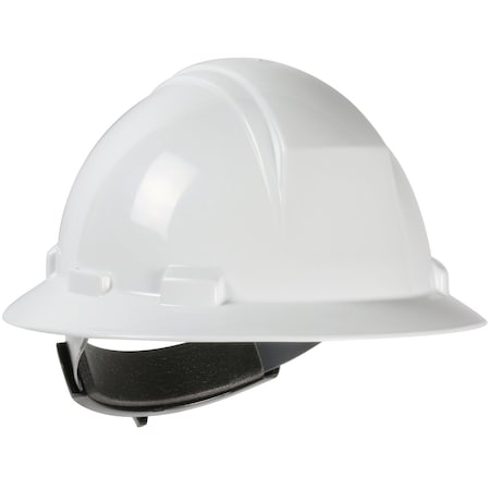 Dynamic Type II Full Brim Hard Hat w/HDPE Shell, 4-Point Textile Suspension and Wheel Ratchet Adj. 280-HP642R-01
