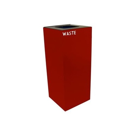 Witt Industries 36 gal Square Scarlet Red, Metal 36GC03-SC