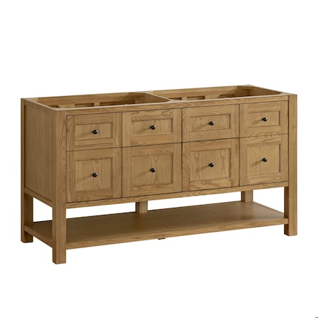 James Martin Vanities Breckenridge 60 in. Double Vanity, Light Natural Oak 330-V60D-LNO