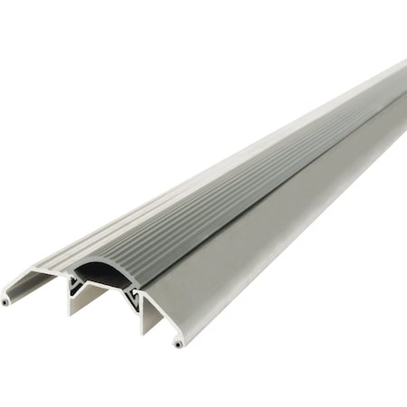 M-D Building Products Building Products 3-3/4''x1-1/8''x32'' Silver Aluminum and Vinyl Heavy-Duty High-Profile Threshold 8003