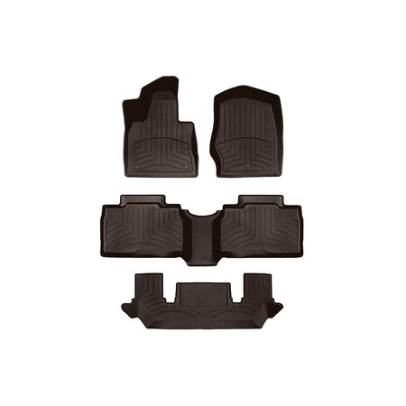 Weathertech Cocoa, Front and Rear and Rear FloorLiner HP 471575-1-2-3IM