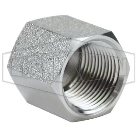 Dixon Hex Cap, 3/4-14 Nominal, FNPT, Steel, Domestic 5406C-12