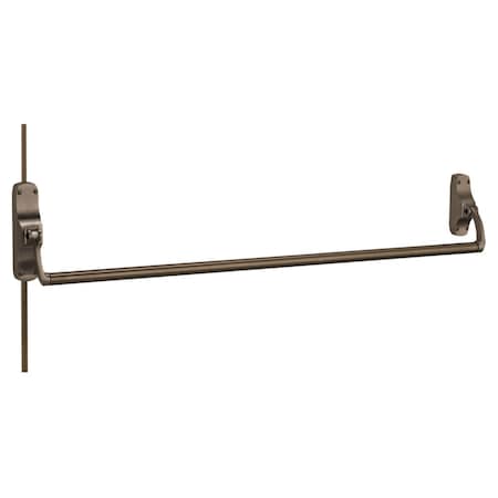 Von Duprin Grade 1 Concealed Vertical Rod Exit Bar, Wide Stile Crossbar, 48in Fire-Rated Device, Exit Only, Le 8847EO-F US10B RHR