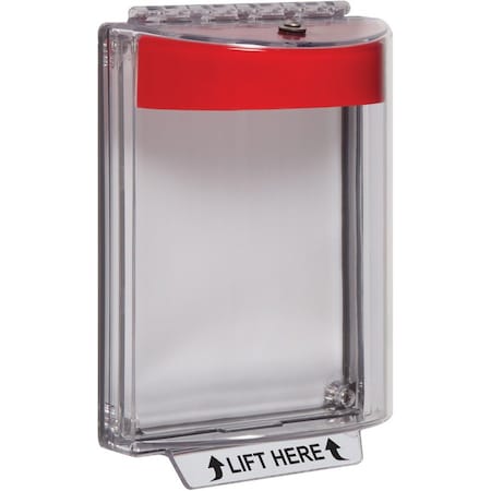 Safety Technology International Universal Stopper Cover, Polycarbonate, Flush Mount, 5 1/2 in W x 8 1/8 in H x 2 5/8 in D STI-13010NR