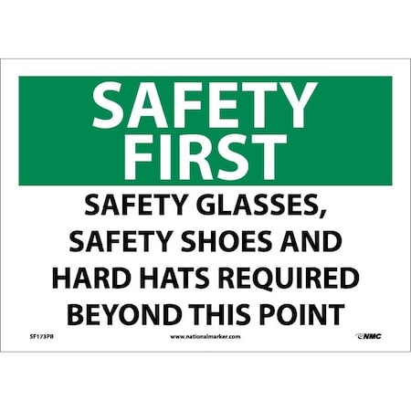 Nmc Safety First Ppe Equipment Required Sign SF173PB