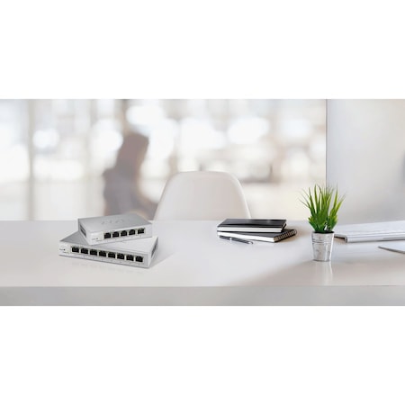 Zyxel Communications - FANLESS 5 PORT GBE L2 WEB MANAGED SWITCH GS1200-5