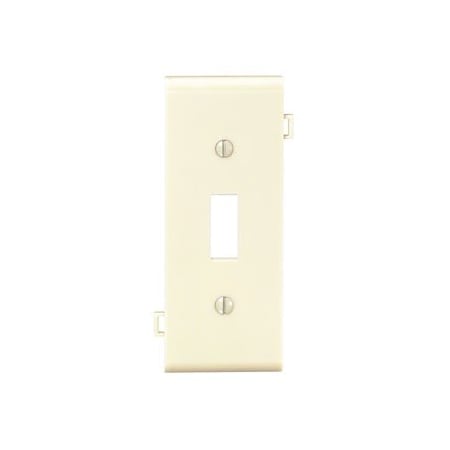 Leviton Switch Wallplate, Sectional, Gang 1, Ivory PSC1-I