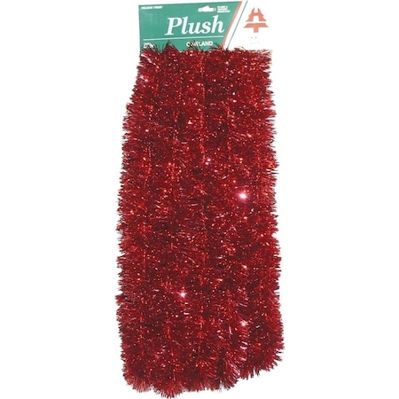 Holiday Trims Cascade Christmas Garland, 15 ft L, Plush/PVC, Indoor 3433081