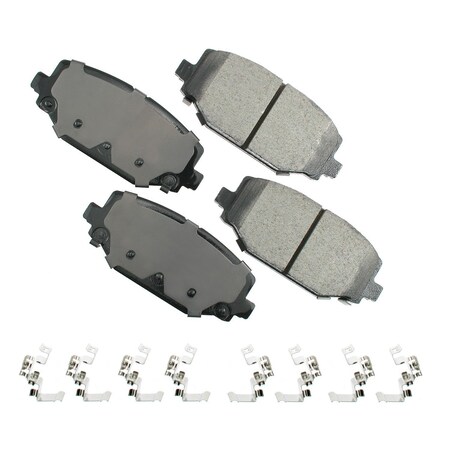 Akebono 12 Chry T&C-Dodge Gr Caravn-Vw Routan:Rr Proact Disk Pad, Act1596 ACT1596