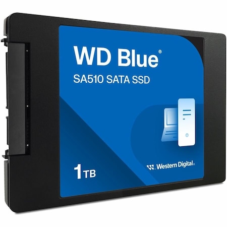 Western Digital WD Blue 1TB Solid State Drive, 2.5 in. Internal, SATA WDS100T3B0A