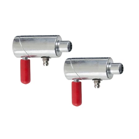 Mytee Products 1/2in Spring Loaded Cam Lock for Wreckers Tow Truck Twist Lock Plunger Pin, 2PK CAMLOCK12x2