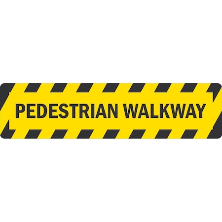 Lyle Pedestrian Walkway, 24x6, Non-Reflective, Yellow G-14476-FRD_24x6