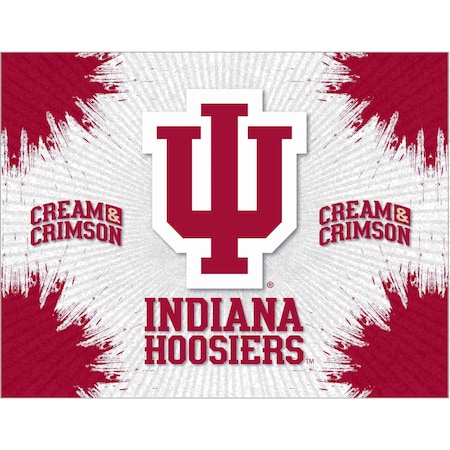 Holland Bar Stool Co Indiana University 24"x32" Canvas Wall Art LCnvs2432IndnaU