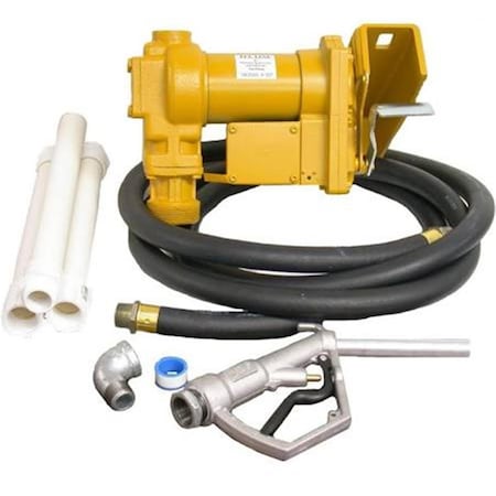 Dendesigns 110-115V Fuel Pump UL Listed with 10 ft. Hose 13 GPM DE1113119