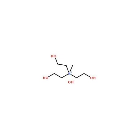 Ak Scientific Tris(2-hydroxyethyl)methylammonium hydroxide  (45-50% in Water) (stabilized with MEHQ) (1g), CAS 33 9364AL-1g