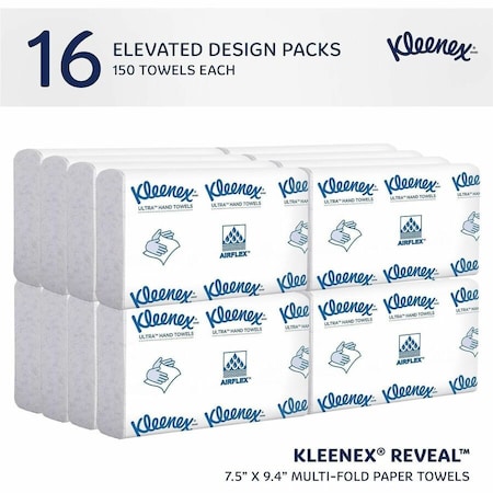 Kleenex Kleenex Paper Towels, White, 16 PK KCC46321