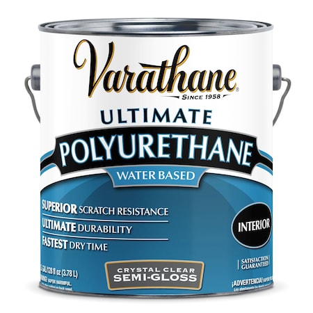 Varathane Polyurethane, Clear, Semi-Gloss, 1 gal. 200131