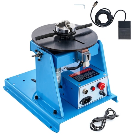 Vevor 10KG Rotary Welding Positioner 0-90 deg Positioning Turntable Table 1-12RPM HD-10