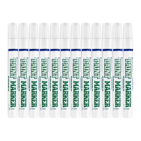 Hyw Products Oil-based Xylene-Free Blue Permanent Paint Markers 12-Pack, 12PK 91000004-XF