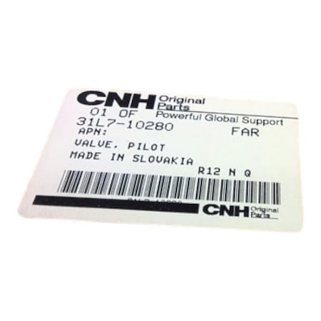 Cnh VALVE PILOT, CNH OEM 31L7-10280 31L7-10280