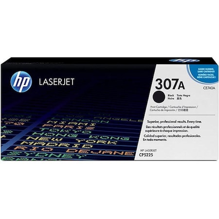 Hp 307A Black Original LaserJet Toner Cartridge, 7,000 Yield CE740A
