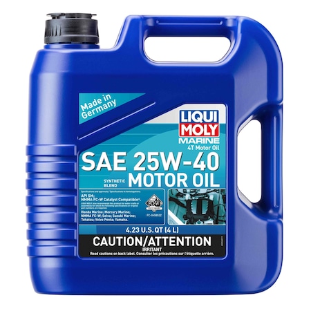 Liqui Moly Marine 4T Motor Oil 25W-40,  20548