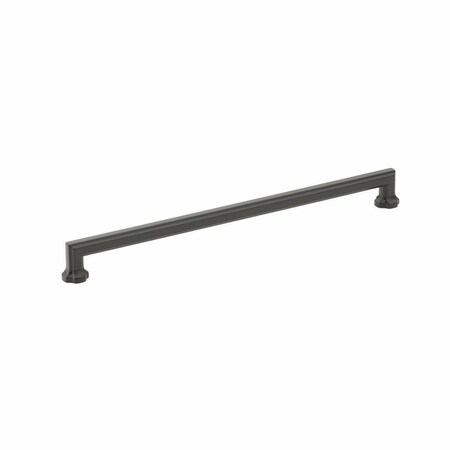 Schaub 12in Center to Center Empire Cabinet Pull Matte Black Finish 887-MB