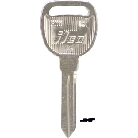 Ilco GM Nickel Plated Automotive Key B91 / P1111, 10PK IAL01650002