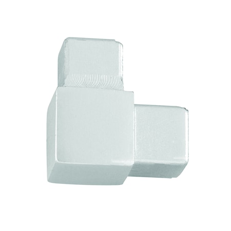 M-D Building Products 3/8 in. Bright Clear Aluminum Bullnose Square Dual Purpose Corner 32040