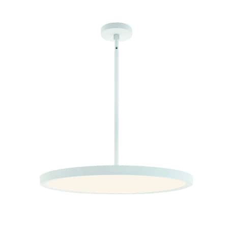 Afx Edge Round - LED Pendant - 20in W - 120-277V - White EGRP20LAJUDWH