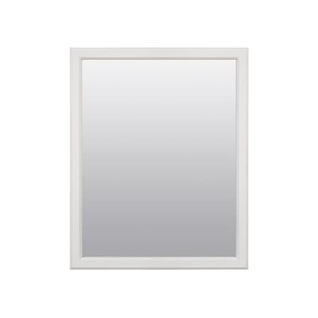 Zenna Home Bathroom Mirror 25" H X 20" W Matte White M2025WW