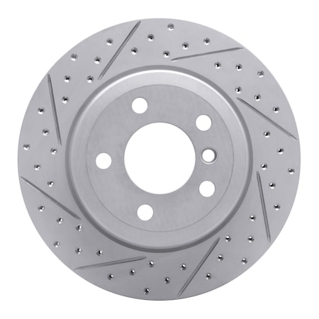 Dynamic Friction Co DFC Geoperformance Rotor - Drilled and Slotted 830-31143L