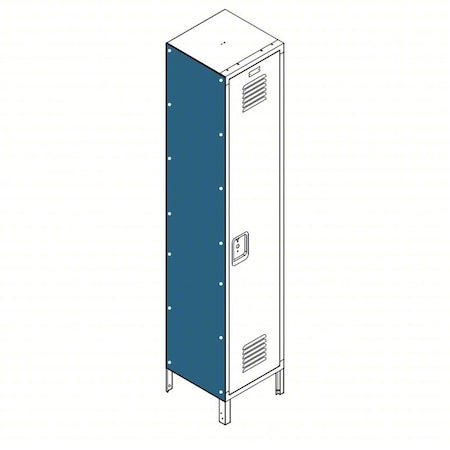 Lyon Locker Painted Side Panel X6LECPSF60P15-1