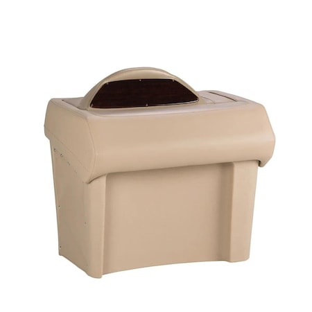 Bookazine 433065 34 in. LCI Helm Stand Side Floor Boat Console, Beige TI3574193