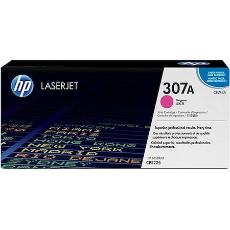 Hp 307A (CE743A) Magenta Original LaserJet Toner Cartridge (7,300 Yield) CE743A