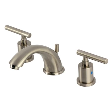 Kingston Brass Widespread Bathroom Faucet with Pop-Up Drain, Brushed Nickel KB8968CML
