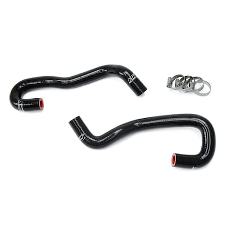Hps Performance High Temp Reinforced Silicone Heater Coolant Hose Kit, Black,  57-1700-BLK