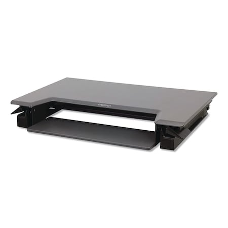 Workfit By Ergotron WorkFit-T Adjustable Standing Desk Converter, 35" x 23.3" x 5" to 20", Gray/Black 33397085