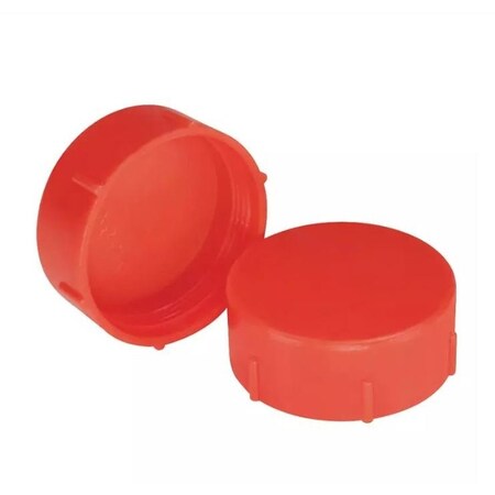 Ty-Flot Threaded Cap, Red, PK100 SWGTC16RD