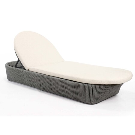 Skyline Design Boston Chaise Lounger with Sunbrella Cushion 24163-LGFRD-CUSH