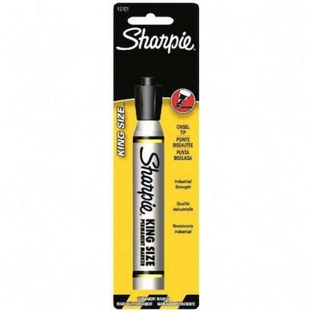 Sanford Sharpie King Size Black Chisel Tip Permanent Marker 1 pk 15101