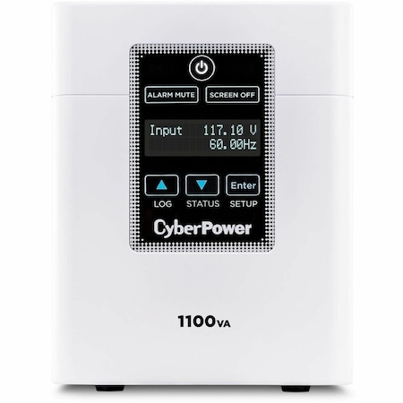 Cyberpower 1100VA/880W UPS 120V 6 NEMA 5-15R-HG 60601-1 TESTED NEMA 5-15P-HG PLUG SNMP XL M1100XL