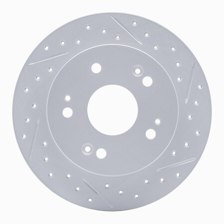Dynamic Friction Co DFC Geoperformance Rotor - Drilled and Slotted 830-59024R