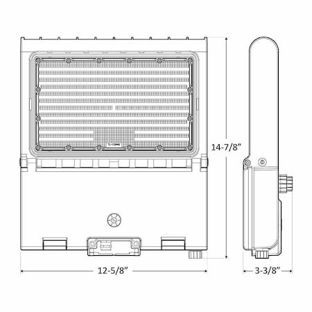 Westgate FLOOD/AREA LIGH, T 120-277V, 50W/80W/100W/150W, 30K/40K/50K/57K, WHITE LFXPRO-LG-50-150W-MCTP-WH