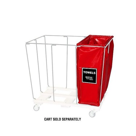 Royal Basket Trucks Drop-In Divider, 10 bu, Red G10-RRX-T3N