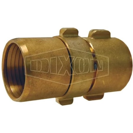 Dixon Expansion Ring Coupling, 1-1/2 in Nominal, NPSH End Style, Brass, Domestic RS15175