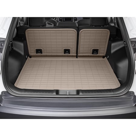 Weathertech Tan Seatback Cargo Liners HP, 2020 - 2025 Kia Telluride 411512IM