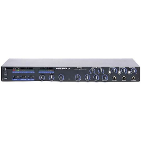 Vocopro Professional 3 Mic Digital Echo Mixer 110/220 w/Separate Repeat & Delay Controls per Mic channel DA1000PRO